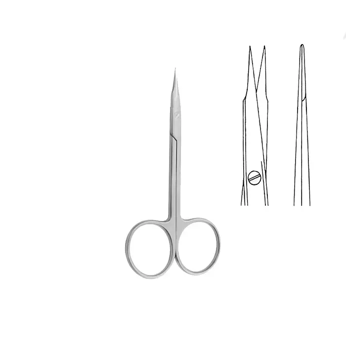 قیچی استیوس دوسر تیز مستقیم 11 سانت پارس مدال